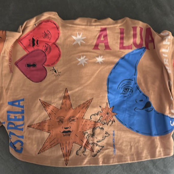 Farm Rio cropped sweatshirt size S - Picture 6 of 7